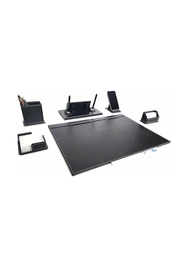 Prozenis Karasu Metal İsimlikli Deri Sümen Takımı 6 Parça