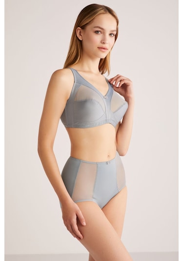 Kom Bianca Gri Kapsız Ve Telsiz Toparlayıcı Sütyen Gri