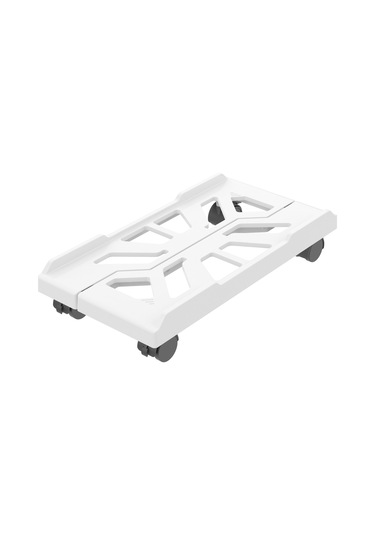 Monyee Ev Ve Ofis Kullanımı İçin Tasarlanmış, Tekerlekli Ve Ayarlanabilir Bilgisayar Standı - Beyaz