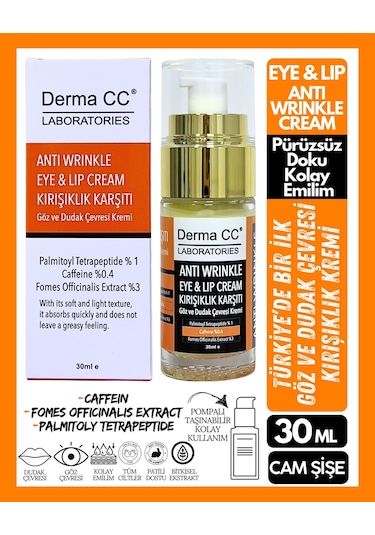 Derma CC Laboratories   Göz ve Dudak Çevresi Kremi 30 ML
