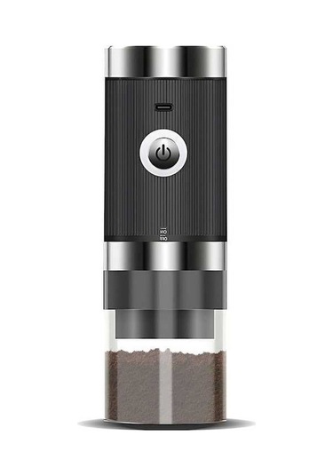 Novahub 5 Seviyeli Taşınabilir Kahve Değirmeni: Otomatik Durdurma, Şarj Edilebilir, Hafif, Pratik Siyah Siyah