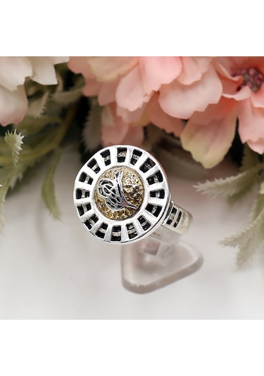 Özel Tasarım El Yapımı Tuğralı Takım Rose Gold - Gümüş