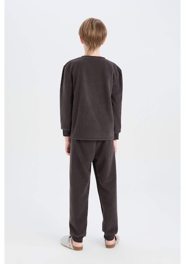 DeFacto Erkek Çocuk Batman Pijama Takımı Polar Bisiklet Yaka Uzun Kollu Üst Beli Lastikli Uzun Alt D8570A824CWAR212 DeFacto Erkek Çocuk Batman Pijama Takımı Polar Bisiklet Yaka Uzun Kollu Üst Beli Lastikli Uzun Alt D8570A824CWAR212