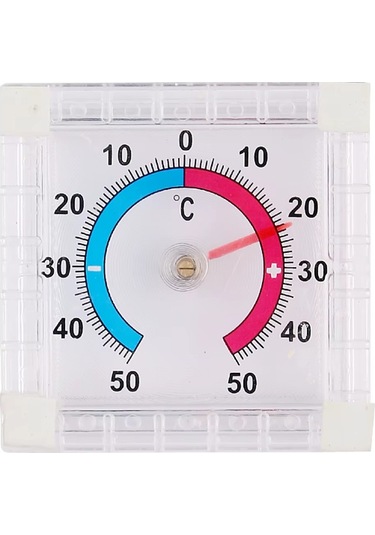 River World Termometre Kare Bimetalik