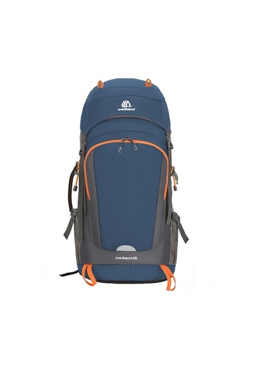 Ebitda Avrupa Ve Amerikan Stilinde 55+10l Su Geçirmez Dağcı Çantası - Hafif Ve Dayanıklı Göl Mavisi Outdoor Sırt Çantası Mavi