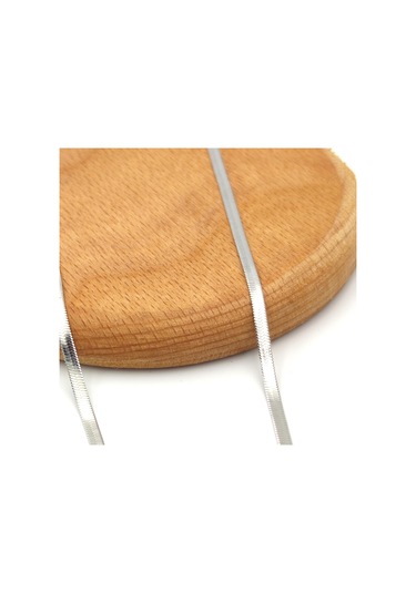 Çelik 65 Cm Yassı Ezme Zincir Kolye Çok Renkli