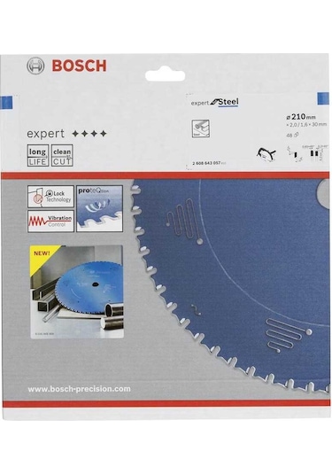 Bosch Expert For Steel 210 x 30 MM 48 Diş Daire Testere Bıçağı - 2608643057