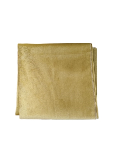 Okey Oyun Masa Örtüsü Kadife 140x140 Sarı