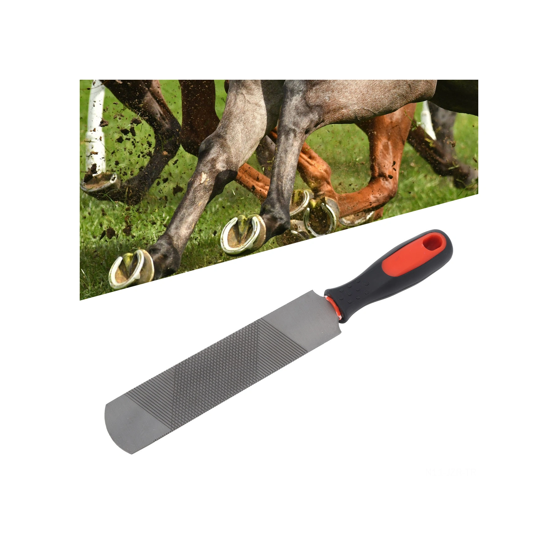 Geeroyoo 8 İnç Karbon Çelik At Ayak Tırnak Fileı - Ergonomik Pp+tpr Saplı, Dayanıklı Tırnak Düzenleme Aracı