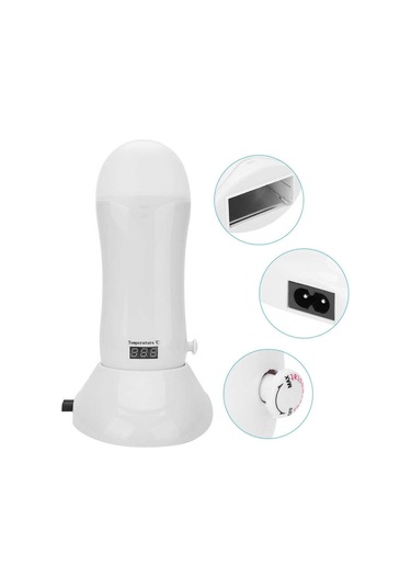 Sones Taşınabilir Manuel Termostat Ağda Makinesi Tüy Alma Ağda Fasulyesi Isıtıcı, Ab Fişi Pembe