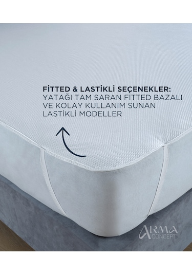 Tek Kişilik Sızdırmaz Yatak Koruyucu Alez Pratik Lastikli