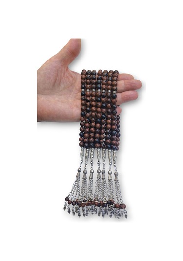 Mahagony Obsidyen Tesbih 328-5
