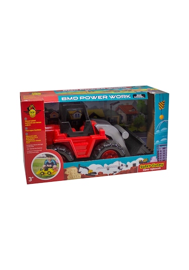Kepçe Oyuncak Kepçe Dozer Kırmızı 40 Cm