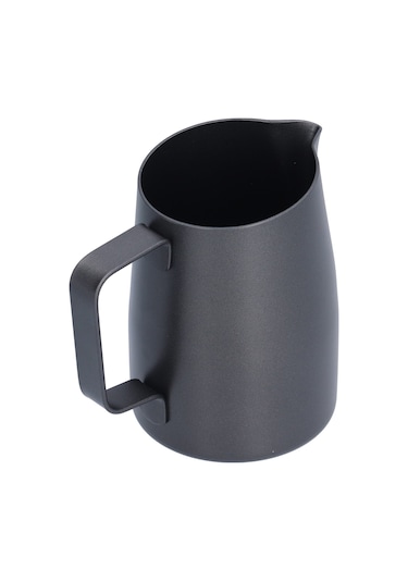 400ml Siyah Süt Köpürtme Kabı Kaiyi Gosterildigi Gibi