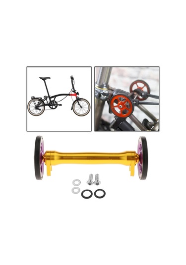 Suntek Bisiklet Altın Mor Için Katlanır Bisiklet Kolay Altın - Mor