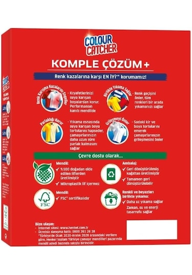 K2r Renk Koruyucu Mendil 22'li 1000'li Set
