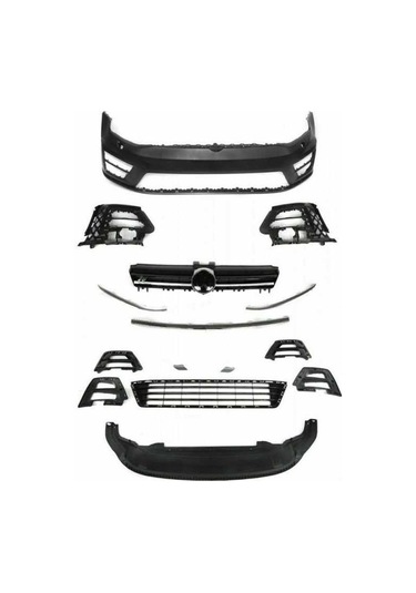 Volkswagen Golf 7 İçin Uyumlu R On Tampon Full Set