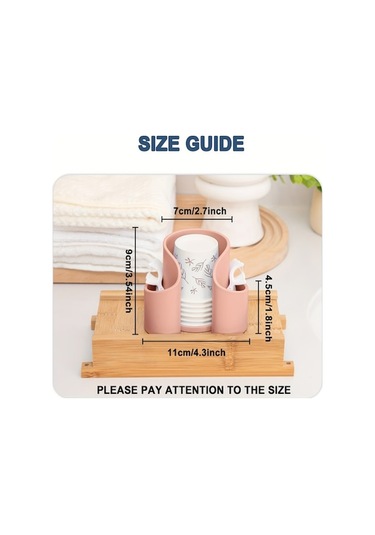 Dancemonkey Lichen Kozmetik Pamuk Saklama Kutusu, Plastik Güzellik Pamuklu Mavi He Mavi