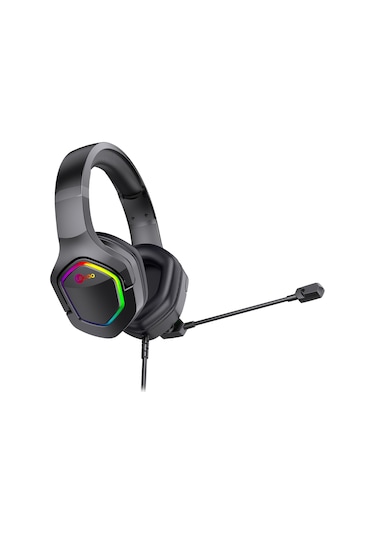 Lecoo HT403 USB Kablolu RGB Mikrofonlu Kulak Üstü Gaming Kulaklık