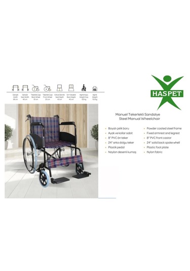 Frenli Tekerlekli Sandalye Hasta Transfer Sandalyesi 1.sınıf