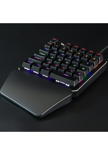 Rush SIEGE RK77 Blue Switch PUBG Oyuncu Gaming Mekanik Klavye Keypad