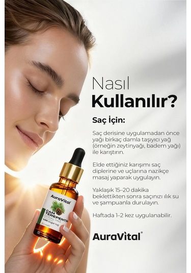 Çam Terebentin Yağı 30 Ml %100 Saf Ve Doğal 30 ML