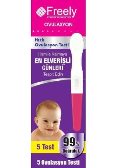 Freely Ovülasyon Testi 5 Adet