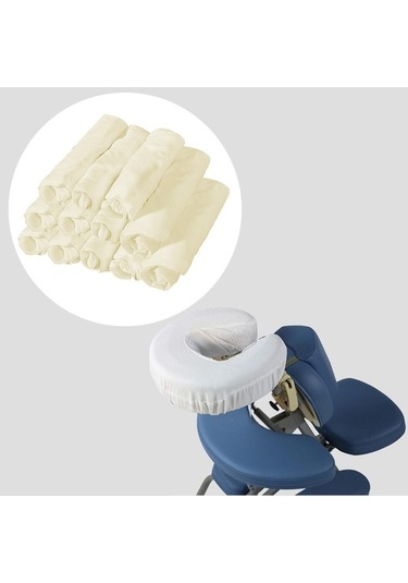 Ganzhoushop Yüz Suntek Masası Masaj Kapakları Kafalık Beşik Krem 12 Adet