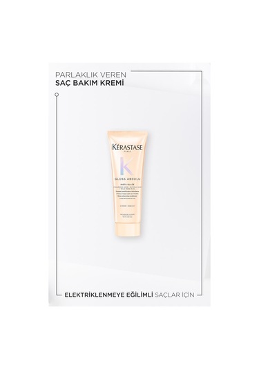 Kerastase Gloss Absolu Insta Glaze Elektriklenmeye Saç Bakım Kremi 75 Ml