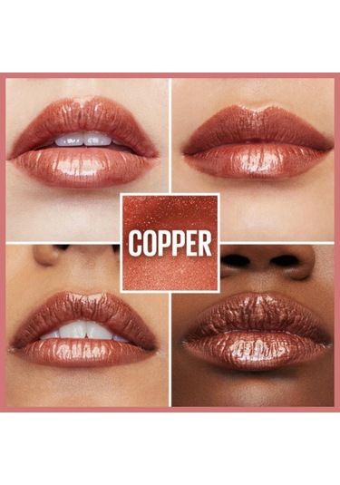 Maybelline New York Işıltılı Dudak Nemlendirici Lip Gloss Seti 115 Peppy - 17 Copper