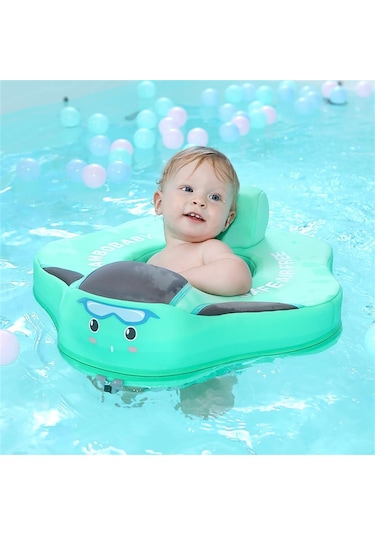 Mambobaby Bel Destekli Yüzme Simidi - Yeşil