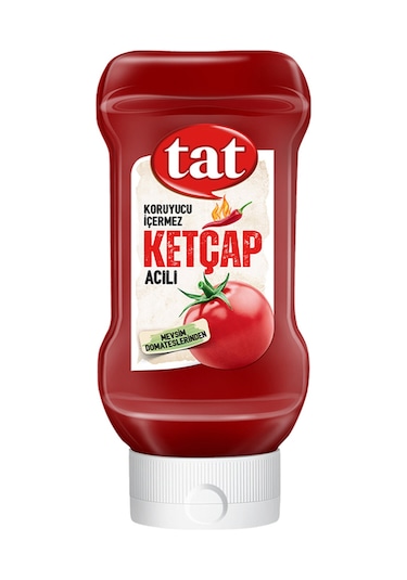 Tat Acılı Ketçap 390 G X6 Adet