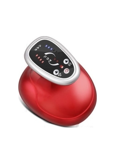 Şarj Edilebilir Akıllı Meridyen Isıtma Çukurluğu Masajı 9mcjgı Kırmızı