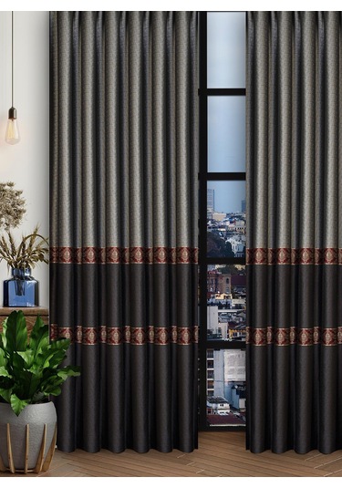 Arben Concept Saray Pano Fon Perde / Ölçünüze Özel Dikim Çok Renkli