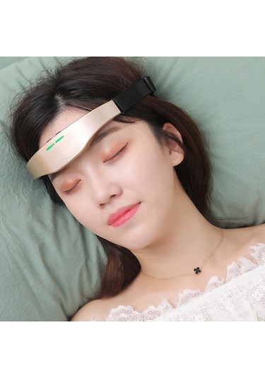 Butu Baş Masajı Kablosuz Mikro Akım Akıllı Ems Uyuyan Altın