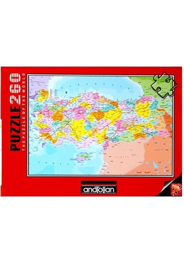 Anatolian Puzzle 260 Parça Türkiye Siyasi Haritası 3269