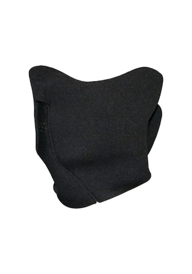 Motosiklet Neopren Balaklava Boyun Rüzgar Kulak Yağmur Koruma Su Geçirmez Maske Polar Kumaş Motor Siyah