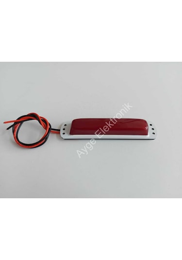 SU GEÇİRMEZ LED LAMBA MARİNE YAT TEKNE KARAVAN 12V -15CM KIRMIZI