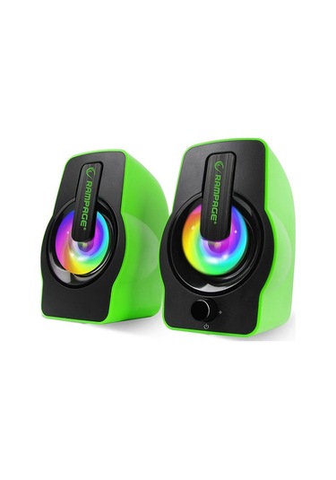 RAMPAGE RMS-G7 FALSETTO GAMİNG USB YEŞİL SPEAKER