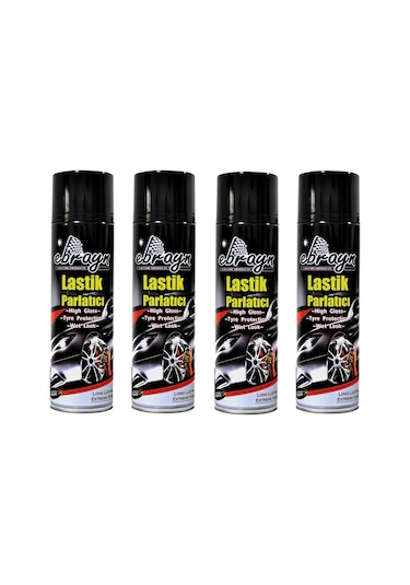 Lastik Tampon Parlatıcı Koruyucu Ebrayn Sprey 500 Ml 4 Adet