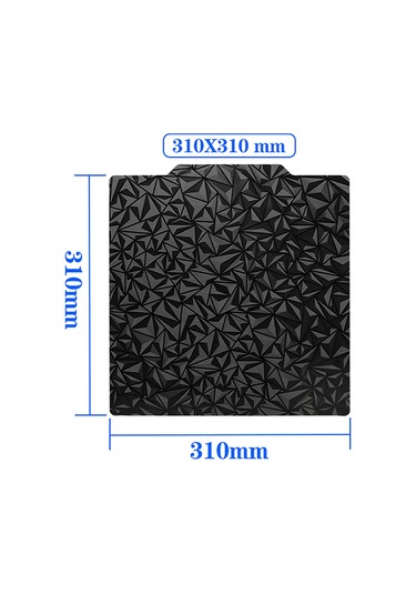 Twotrees 3d Yazıcı Isıtmalı Yatak Yükseltme Peo + Peı Çift Taraflı Yaylı Çelik Sac Manyetik Tabanlı 310x310mm Yapı Plakası Topçu Sw-x1 / Sw-x2 / Cr-10 / Cr-10s / Tevo Tornado / Nereus / Anet