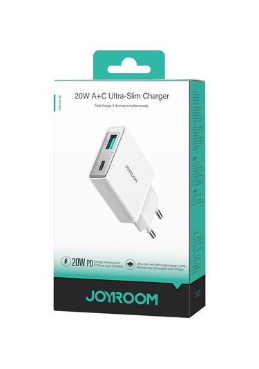 Joyroom Jr-tcf14 20w Usb+usb-c / Type-c Hızlı Şarj Cihazı, Teknik Özellikler:ab Fişi Beyaz