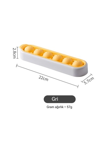 Jian Fan Gıda'nın Fıaltı Altıpanelli Buz Hokeyi Kalıbı Gri