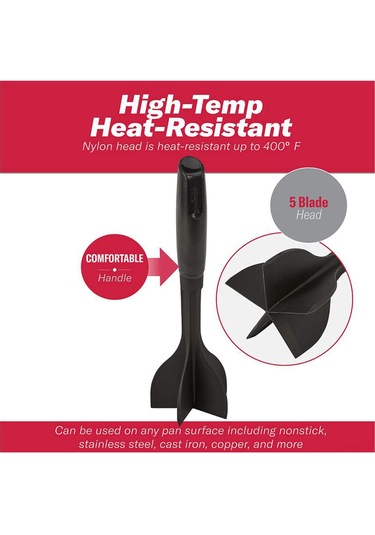 Neevoyu Kahvaltılık Et Kesici Nylon Malzeme Ev Fırını Çırpıcı Blender Siyah Renkli 90g Kırmızı