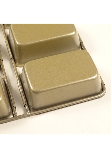 Padalink Ev Fırını İçin 12 İnç Kare Karbon Çelik Browni Kalıbı - Ev Hamuru Pişirme Aleti Khaki