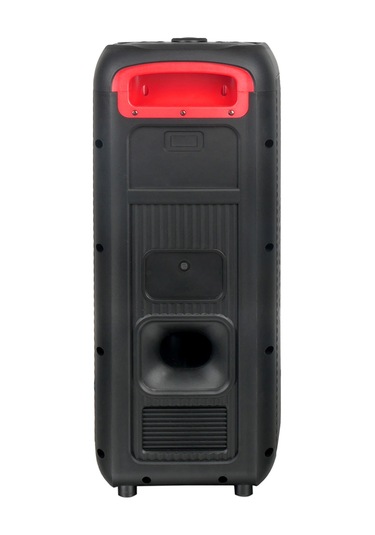 Mikrofonlu Rgb Işıklı Kablosuz Karaoke Hoparlör Çift 6.5 İnç Stereo Bass Dijital Led Parti Sistemi