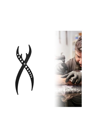 Suntek Kaş Şablon Cetveli Nokta Konumlandırma Siyah Siyah