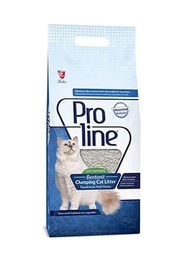 Proline Kokusuz İnce Topaklaşan Bentonit Kedi Kumu 20 L