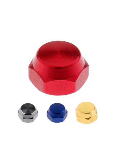 Homyl Baitcasting Makarası Vidalı Somun Kırmızı-sol-el