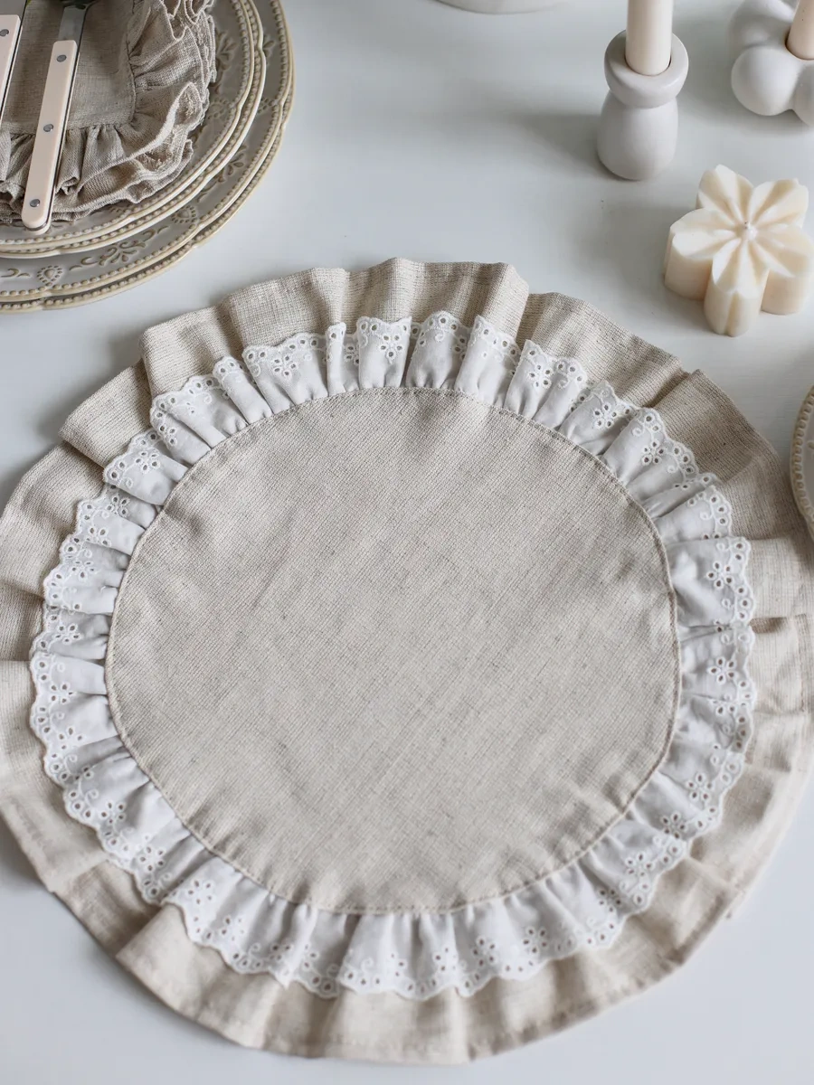 Home Lovers Dokuma Servis Peçeteleri Seti 2 Adet 409946567 Gri